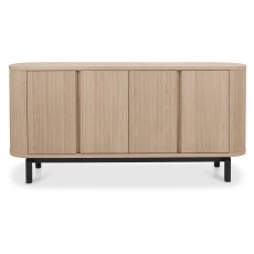 Luma Scandi Oak & Peppercorn Wide Sideboard