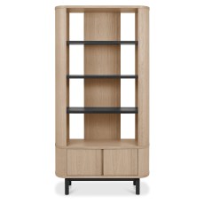 Luma Scandi Oak & Peppercorn Open Display Unit