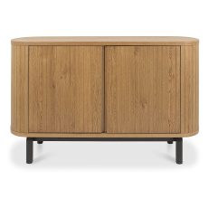 Luma Rustic Oak & Peppercorn Narrow Sideboard