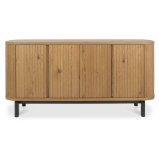 Luma Rustic Oak & Peppercorn Wide Sideboard