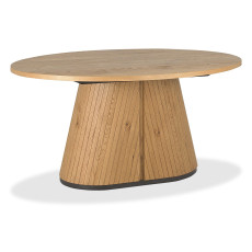 Luma Rustic Oak & Peppercorn 4 Seater Dining Table (150 x 110cm)