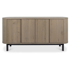 Luma Grey Oiled Oak & Peppercorn Wide Sideboard