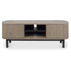 Luma Grey Oiled Oak & Peppercorn Entertainment Unit