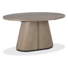 Luma Grey Oiled Oak & Peppercorn 4 Seater Dining Table (150 x 110cm)