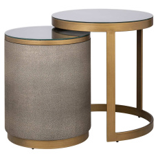 Bloomford End Table Nest (Including Glass Tops) by Richmond Interiors