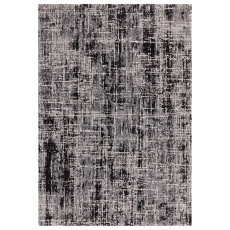 Kuza Abstract Black Rug by Asiatic Kuza Abstract Black Rug by Asiatic