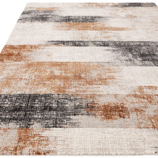 Kuza Lines Terracotta Rug by Asiatic Kuza Lines Terracotta Rug by Asiatic
