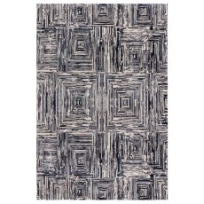 Kuza Portrait Navy Rug by Asiatic Kuza Portrait Navy Rug by Asiatic