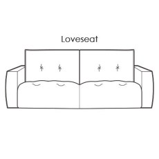 Gravina Loveseat - Slim Arm Version (163cm) by Italia Living Gravina Loveseat - Slim Arm Version (163cm) by Italia Living