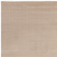 Kuza Plain Stripe Beige Rug By Asiatic