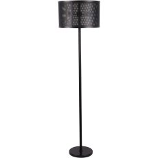 Storm Mesh Black Floor Lamp With Shade