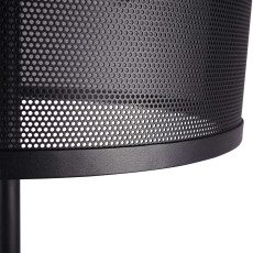 Storm Mesh Black Floor Lamp With Shade