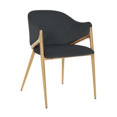 Gwen Dining Chair (Quartz Anthracite) by Richmond Interiors Gwen Dining Chair (Quartz Anthracite) by Richmond Interiors