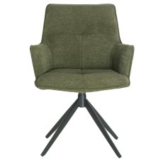 Joseph Swivel Dining Chair (Green Fabric) Joseph Swivel Dining Chair (Green Fabric)