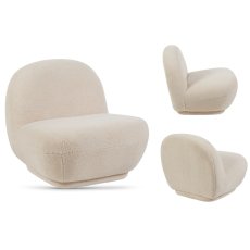 Mazie Accent Chair (Fawn Fabric)