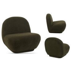 Mazie Accent Chair (Green Fabric)