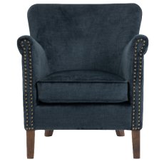 Harlen Armchair (Deep Ocean Fabric)