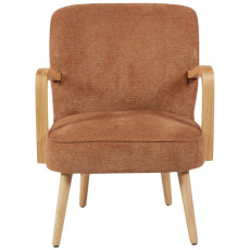 Eloise Accent Chair (Copper Fabric)
