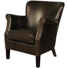Harlen Armchair (Brown PU Leather)