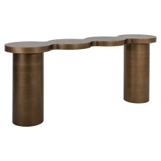 Bubba Console Table (Brushed Gold) by Richmond Interiors