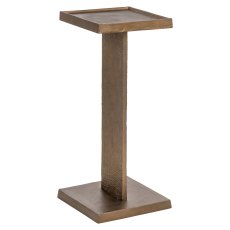 Foley Brass Antique End Table by Richmond Interiors