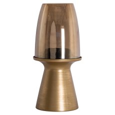 Danea Hurricane Brushed Gold Table Lamp Small by Richmond Interiors Danea Hurricane Brushed Gold Table Lamp Small by Richmond Interiors