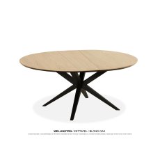 Percival 120-160 x 92cm Extending Dining Table (Round Version) by MaxFurn