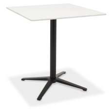 Dexter 70 x 70cm Bistro Table (White Sintered Stone Top) & Pair of Milo Chairs (Stone)