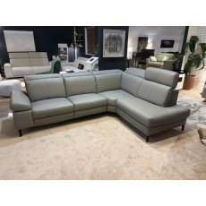 Tasman 280 x 210cm Corner Sofa with Recliner by ROM (Showroom Clearance)