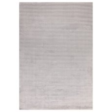 Kuza Plain Stripe Silver Rug By Asiatic