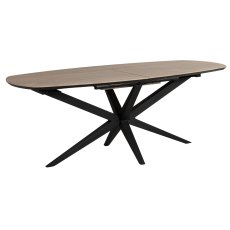 Percival Extending Dining Table 180-238cm x 102cm (Danish Oval Version) By MaxFurn