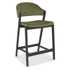 Regent Peppercorn Bar Stool (Cedar Green Velvet) by Bentley Designs Regent Peppercorn Bar Stool (Cedar Green Velvet) by Bentley Designs