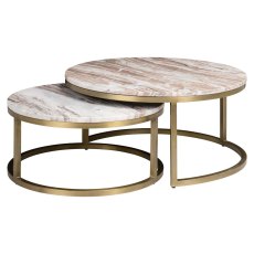 Bottega Coffee Table Blush Beige (Set of 2) by Richmond Interiors Bottega Coffee Table Blush Beige (Set of 2) by Richmond Interiors