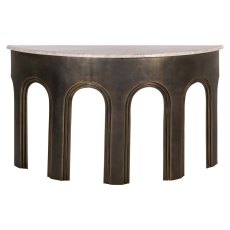 Sanchis Console Table - Brass Antique by Richmond Interiors Sanchis Console Table - Brass Antique by Richmond Interiors