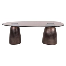 Hayden Oval Coffee Table - Bronze - by Richmond Interiors