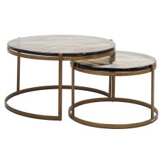 Cleo Coffee Table - Gold (Set of 2) by Richmond Interiors Cleo Coffee Table - Gold (Set of 2) by Richmond Interiors