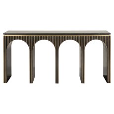 Les Arcs Console Table - Brushed Gold by Richmond Interiors Les Arcs Console Table - Brushed Gold by Richmond Interiors