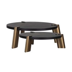 Alexander Jones Charcoal Coffee Table (Brody) - Set of 2 by Richmond Interiors Alexander Jones Charcoal Coffee Table (Brody) - Set of 2 by Richmond Interiors
