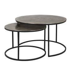 Asher Coffee Table - Champagne Gold (Set of 2) by Richmond Interiors Asher Coffee Table - Champagne Gold (Set of 2) by Richmond Interiors