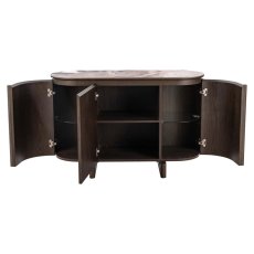 Sideboard Langford Brown 3 Door by Richmond Interiors Sideboard Langford Brown 3 Door by Richmond Interiors