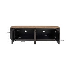 TV Cabinet Russo Ash Brown 4 Door by Richmond Interiors TV Cabinet Russo Ash Brown 4 Door by Richmond Interiors