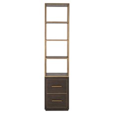 Display Cabinet Carter Brown Small 2 Drawer by Richmond Interiors Display Cabinet Carter Brown Small 2 Drawer by Richmond Interiors