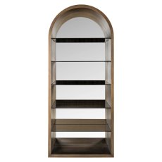 Display Cabinet Bowic Brushed Gold by Richmond Interiors Display Cabinet Bowic Brushed Gold by Richmond Interiors