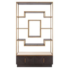 Display Cabinet Claremont Brown by Richmond Interiors Display Cabinet Claremont Brown by Richmond Interiors