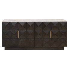 Sideboard Claremont Brown 4 Door by Richmond Interiors Sideboard Claremont Brown 4 Door by Richmond Interiors