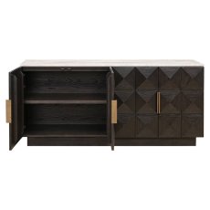 Sideboard Claremont Brown 4 Door by Richmond Interiors Sideboard Claremont Brown 4 Door by Richmond Interiors