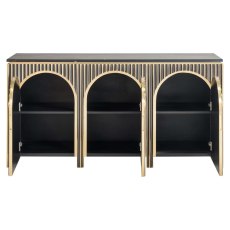Sideboard Les Arcs Brushed Gold by Richmond Interiors Sideboard Les Arcs Brushed Gold by Richmond Interiors