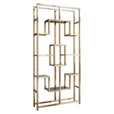 Display Cabinet Magnus Brushed Gold by Richmond Interiors Display Cabinet Magnus Brushed Gold by Richmond Interiors