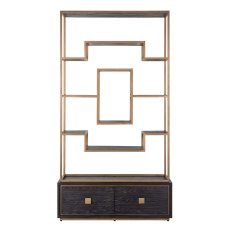 Display Cabinet Hunter Black Rustic by Richmond Interiors Display Cabinet Hunter Black Rustic by Richmond Interiors