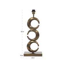 Table Lamp Amina Brass Antique by Richmond Interiors Table Lamp Amina Brass Antique by Richmond Interiors